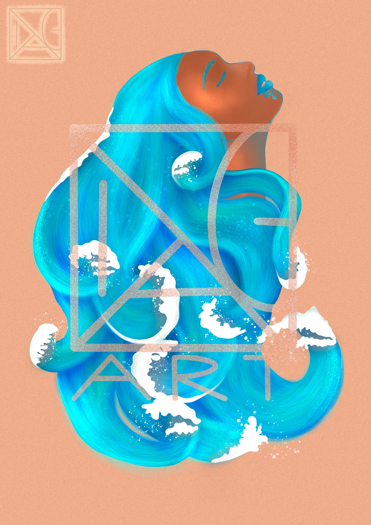 Hinemoana - Sea Maiden digital print